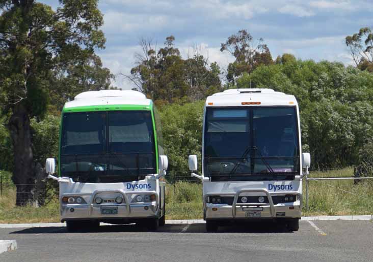 Dysons Denning Silver Phoenix 964 & Volvo B12B Autobus 467